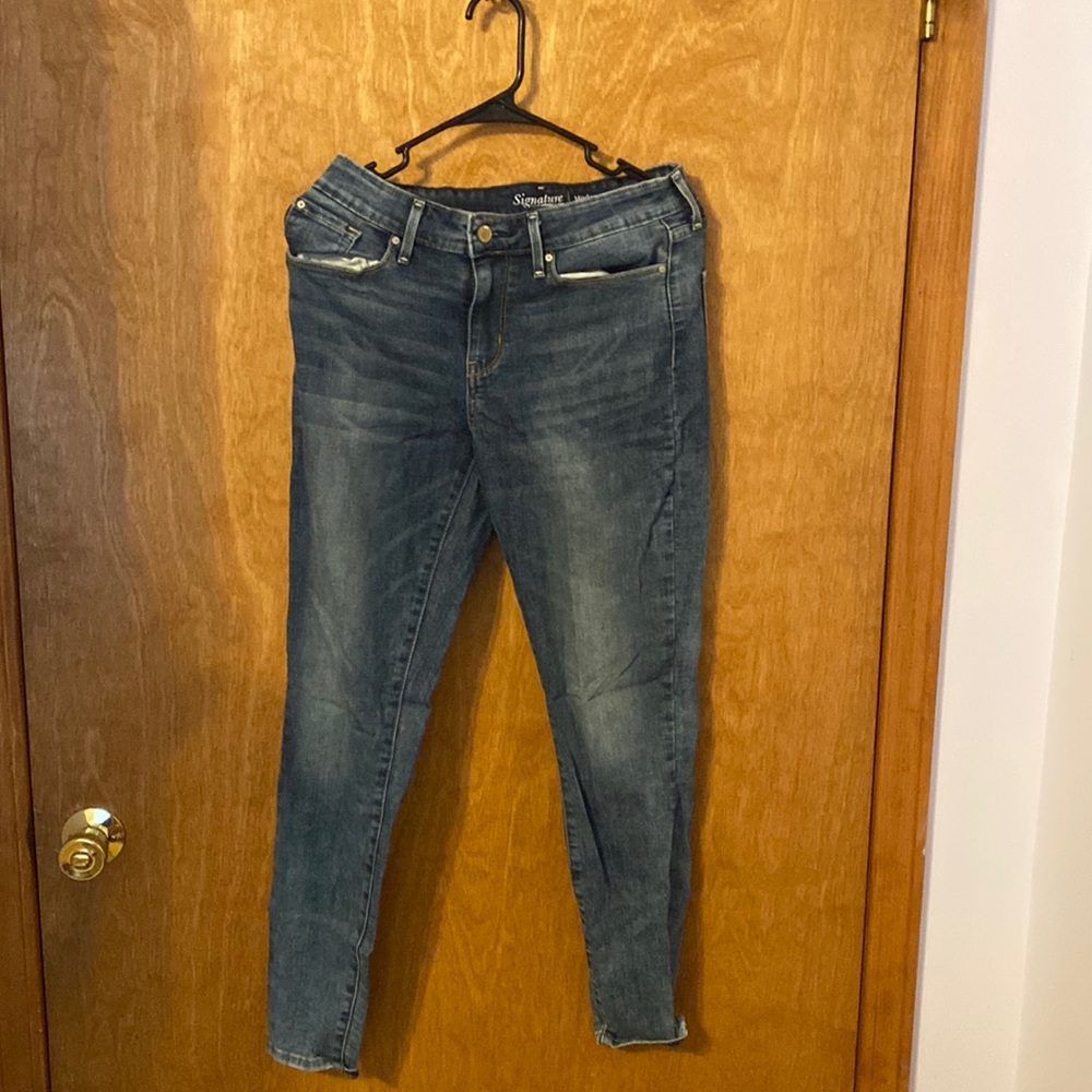 Levi strauss blue skinny jeans